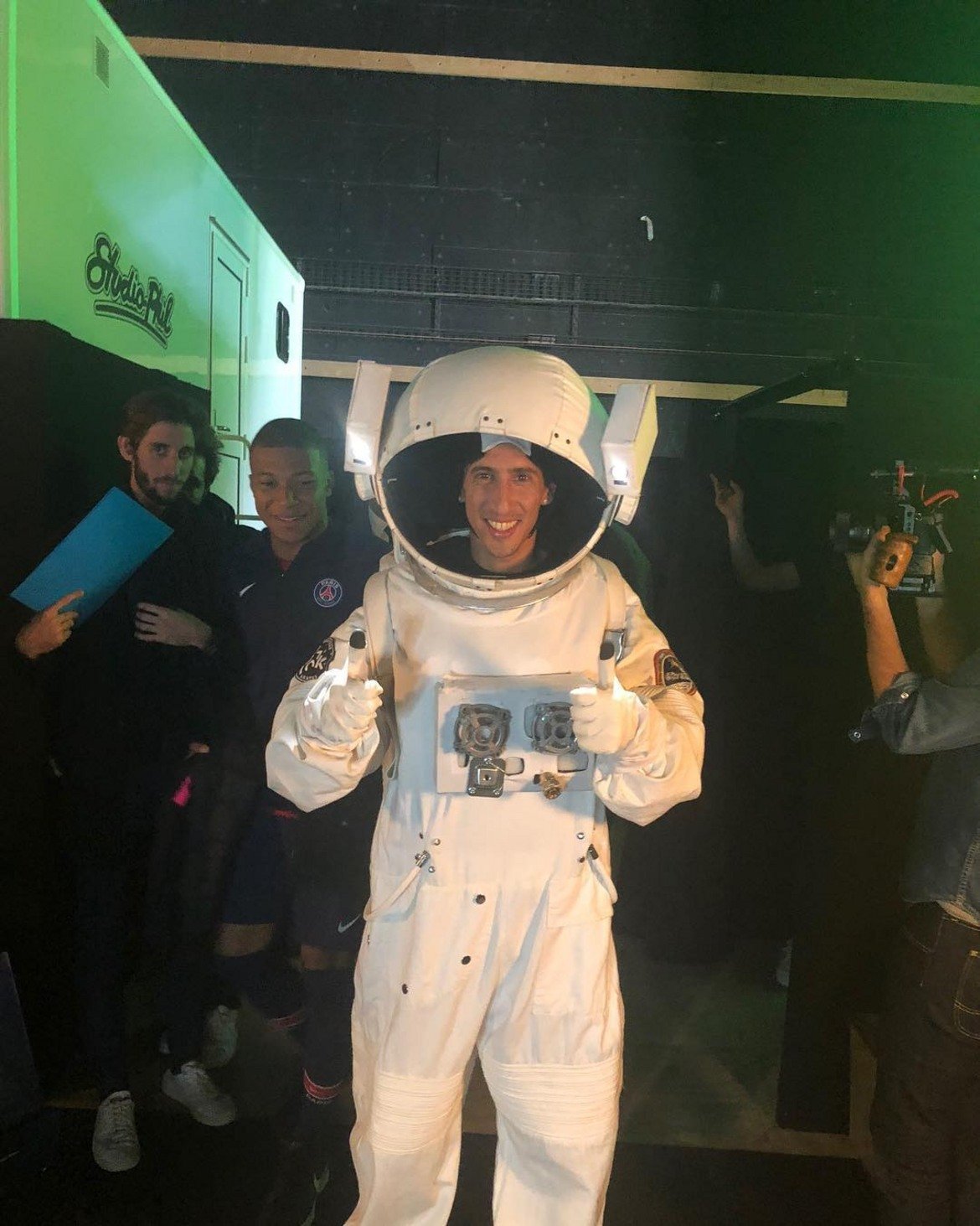 Анхел Ди Мария беше готов да излети в Космоса
