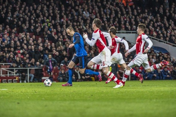 А последният гол бе през февруари в Лондон срещу Арсенал, когато изненадващо Монако спечели с 3:1.