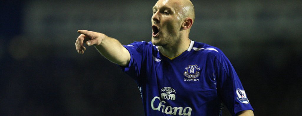 Thomas Gravesen of Everton (Photo by AMA/Corbis via Getty Images)