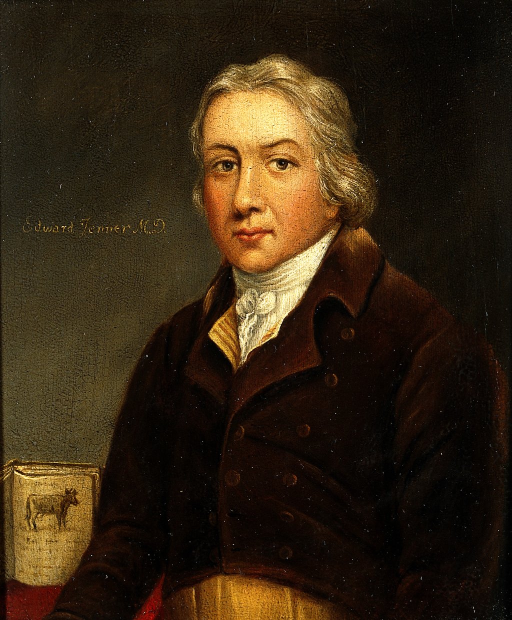 V0023503 Edward Jenner. Oil painting.