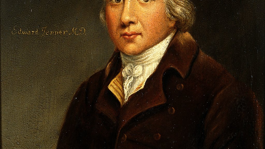 V0023503 Edward Jenner. Oil painting.