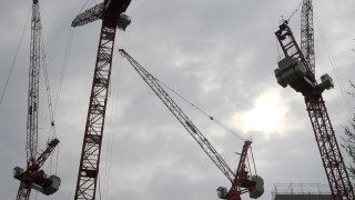 кран, строителни кранове, кранове