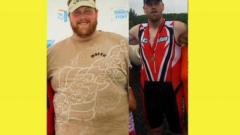 7. Джошуа Кинг, 37 години, отслабва 80 килограма за 1 година. Тайната му е в разнообразните тренировки. Когато Кинг решава, че ще отслабне, той стартира с 15 минути на велоергометъра и още 5 на пътеката. Това обаче бързо омръзнало. Вече съчетава фитнеса с баскетбол, тичане по стълби и посещаване на групови тренировки.