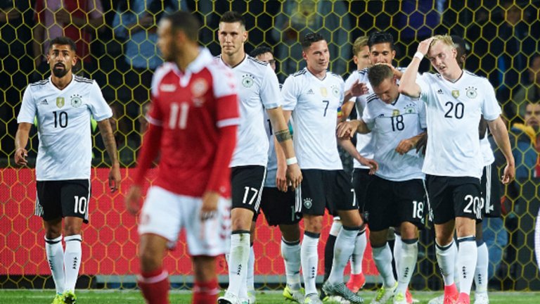 Германия се добра до късен гол в Брьондби.