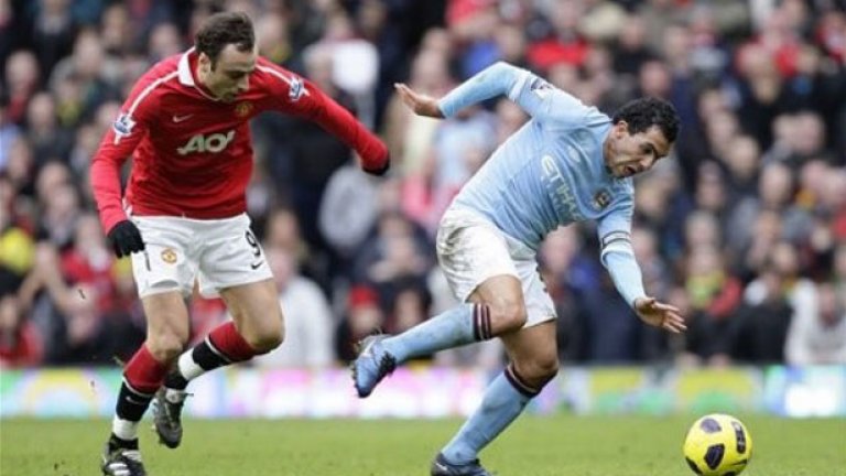 Бербатов и Тевес водеха люта битка за голмайсторския приз през изминалия сезон. През този Юнайтед и Сити ще спорят вече за титлата