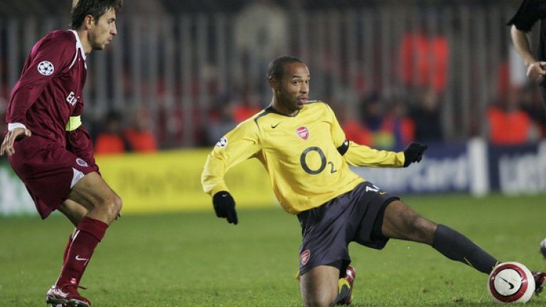 Тиери Анри срещу Спарта Прага, групова фаза, 2005 г.
That first goal was just effortless. Class &quot;@BestAFCGoals: Thierry Henry 2 goals vs Sparta Prague (05/06) pic.twitter.com/iuSsdnQ8q2&quot;&mdash; Jetty• (@_KON3) July 28, 2016
