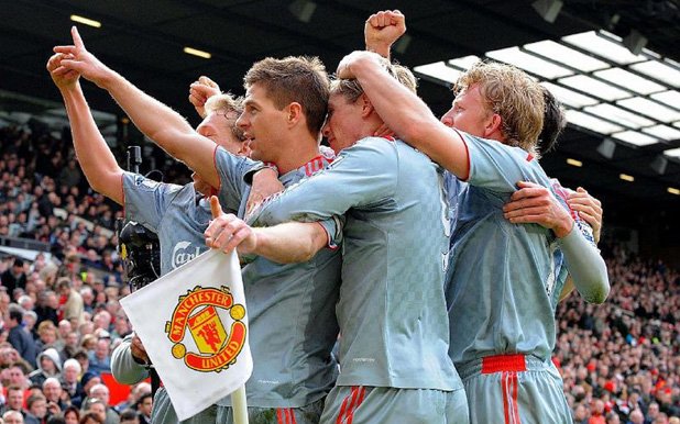 Все пак 4:1 в дома на големия враг Манчестър Юнайтед остава в историята. Джерард вкара един от головете за успеха през 2009 г.