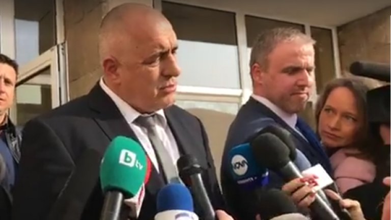 Пред медиите Борисов каза, че е "гласувал за предвидима и единна България"