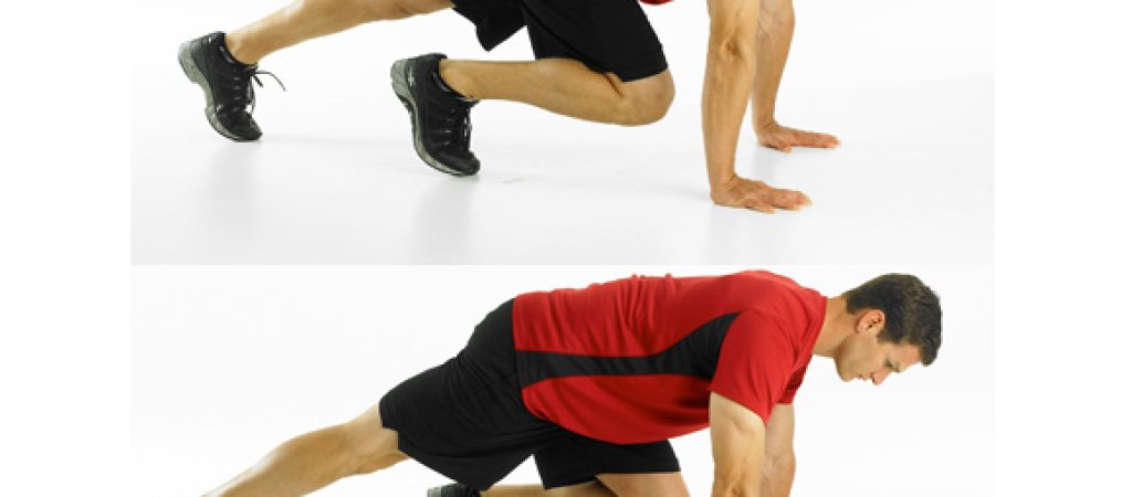 2. Катерене – 20 сек с редуване на краката/10 сек почивка в рамките на 4 минути