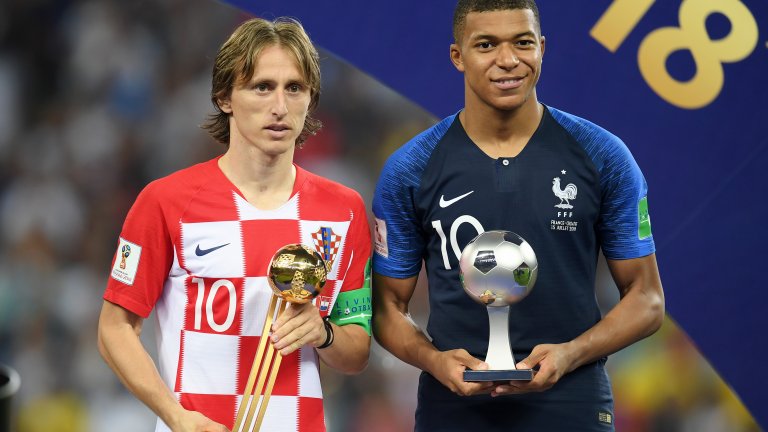 Въпреки че Франция спечели световна титла, за играч на Мондиал 2018 бе избран Лука Модрич, а Килиан Мбапе остана негов подгласник. В края на годината хърватинът спечели и "Златната топка".