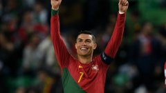 Роналдо отново герой за Португалия с гол и рекорд в юбилейния си мач (видео)