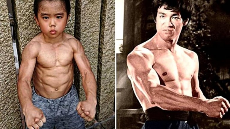 10-годишният феномен с релеф на културист и с душата на Брус Лий
