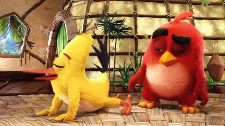 Въпреки двусмислени кадри като този, хуморът в Angry Birds изглежда насочен само към най-малките зрители