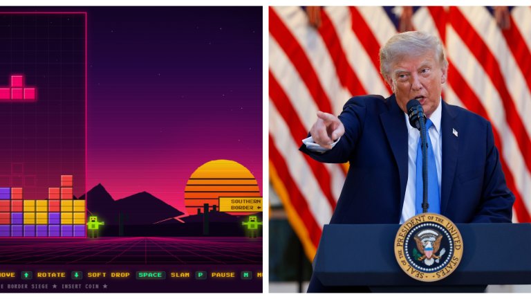 Тръмп, Tetris и депортации: Белият дом пусна аркадни игри с MAGA акцент