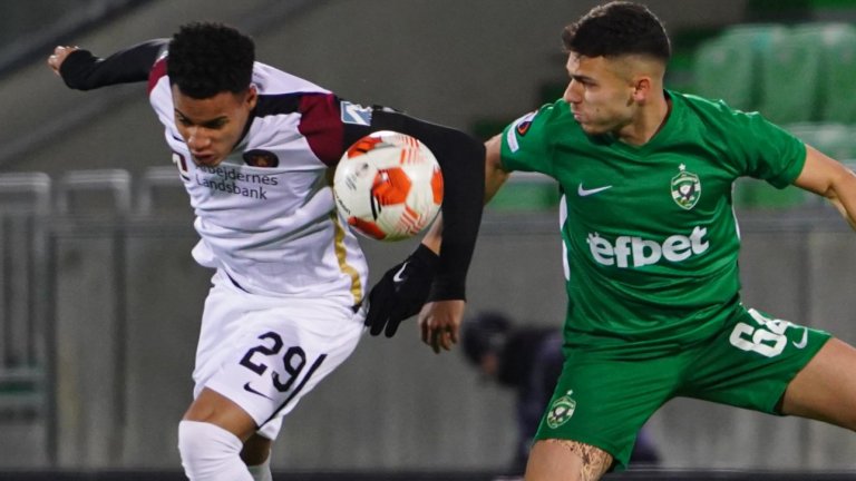 С кански мъки Лудогорец се пребори за втора точица в Лига Европа