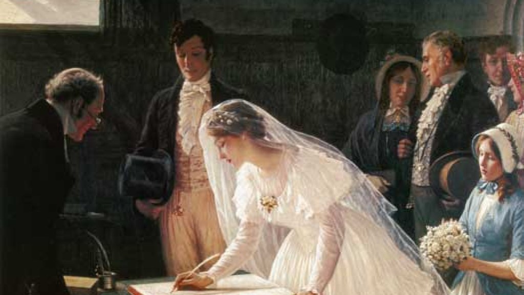 Edmund_Blair_Leighton_-_signing_the_register