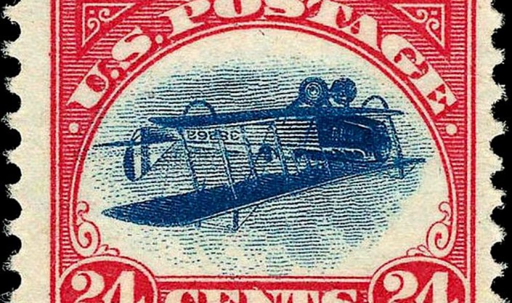 US_Airmail_inverted_Jenny_24c_1918_issue