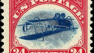 US_Airmail_inverted_Jenny_24c_1918_issue