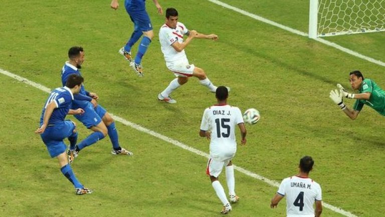 Гърция се спаси в продължението на мача чрез гола на Папастопулос