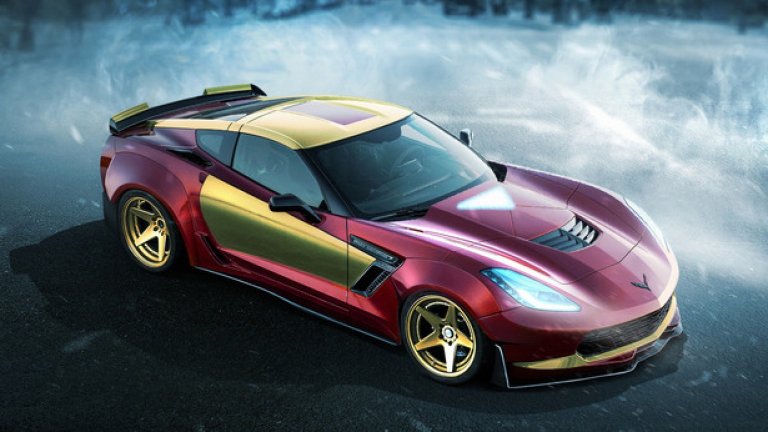 Corvette Z06 с дъгов реактор за Железния човек