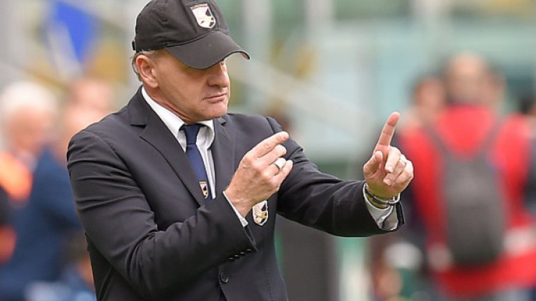 Джузепе Якини Въпреки че през май ще навърши 51, името на Якини е слабо споменавано. Кариерата на италианския специалист е далеч от бляскава, но начело на Палермо Якини успешно продължава политиката на „орлите“ – привличане на таланти, от чиято продажба впоследствие клубът да печели. След продажбата на Хавиер Пасторе в ПСЖ за 40 млн. евро през 2011-а, сега Палермо се приготвя да осребри последния си голям талант – Пауло Дибала, който най-вероятно ще бъде продаден дори още по-скъпо от Пасторе. „Орлите“ забелязаха таланта и на Ивайло Чочев, който блесна с изявите си в последно време и също привлече интерес от големите отбори, като най-силните спекулации са за желание от Интер.