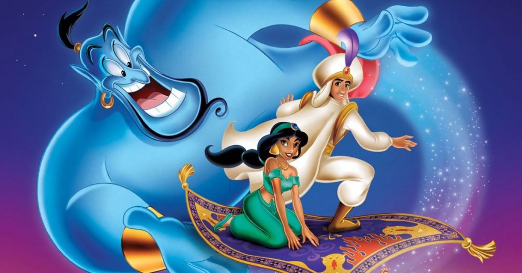 “Аладин” (Aladdin)
Робин Уилямс разбива бокофисите със сензационното си и емблематично озвучаване на Джинът от анимацията “Аладин”. Ролята му дава възможност да демонстрира невероятния актьорски капацитет на гласа си и да създаде комедия, която еднакво ще се смеят както деца, така и възрастни.
