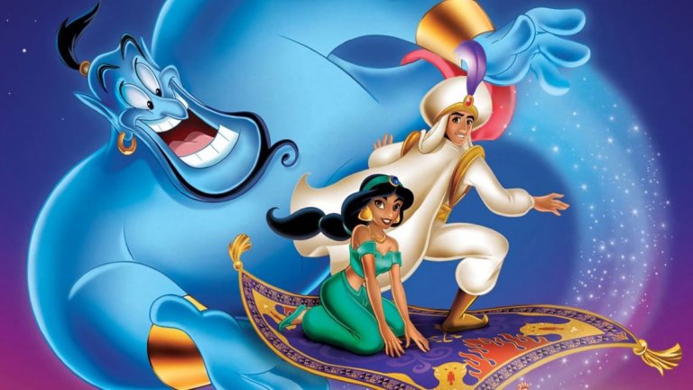 “Аладин” (Aladdin)
Робин Уилямс разбива бокофисите със сензационното си и емблематично озвучаване на Джинът от анимацията “Аладин”. Ролята му дава възможност да демонстрира невероятния актьорски капацитет на гласа си и да създаде комедия, която еднакво ще се смеят както деца, така и възрастни.