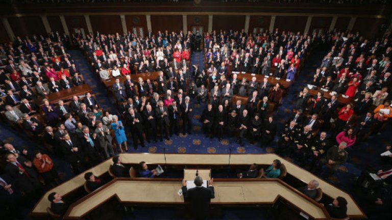 Президентът говори пред Сената