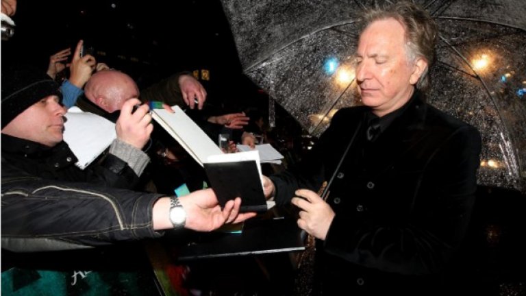 Рикман почина на 69 години след боледуване от рак