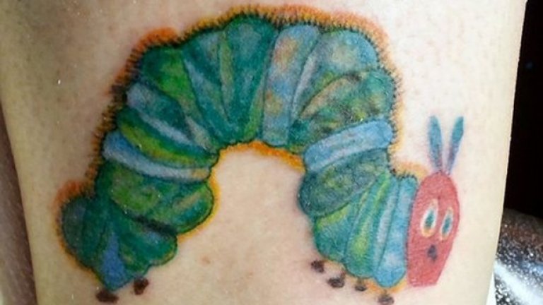 По The Very Hungry Caterpillar