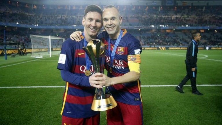 9. 29 трофея
През декември 2015-а Иниеста спечели 26-ия си трофей с Барселона, изравнявайки рекорда на Шави. В момента Мозъка, заедно с Лео Меси, има 29 спечелени отличия в цветовете на каталунците.