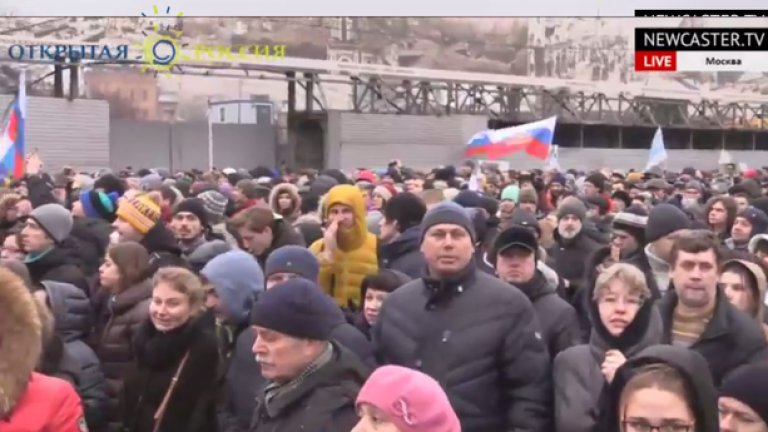 Полицията не разреши достъпа до мястото, където е убит Немцов