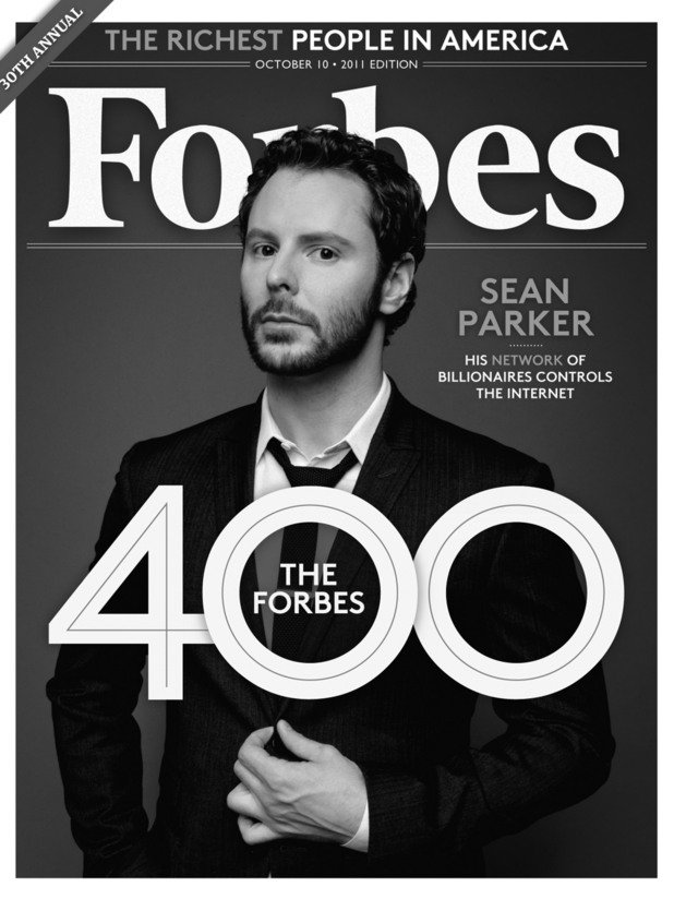 На корицата на Forbes той е представен така: "Неговата мрежа от милиардери контролира интернет"