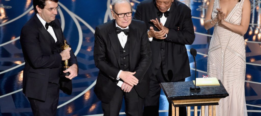 Първият "Оскар" на Енио Мориконе беше връчен от Куинси Джоунс