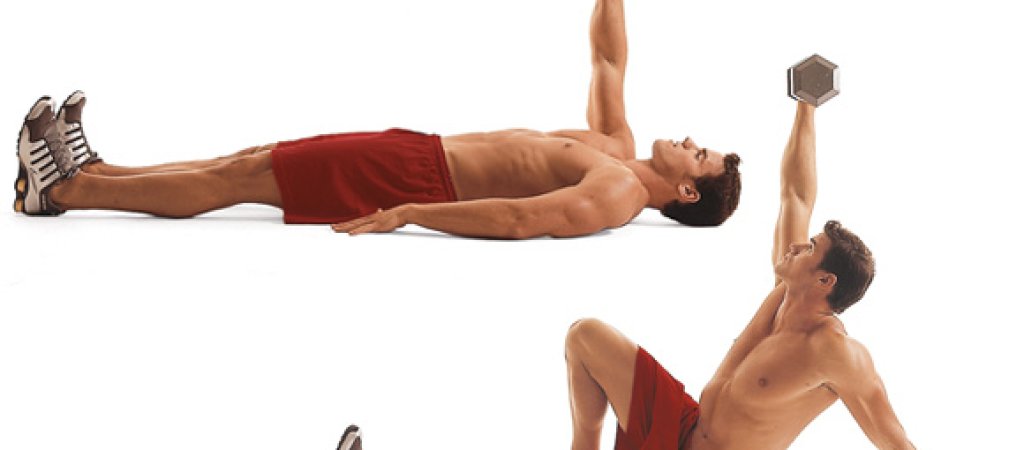 4. Турско полуставане – по 10 повторения на ръка