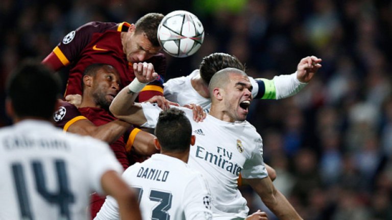 На Рома не им провървя. И не, не става дума за крайния резултат. Причината е, че тимът не успя да вкара нито веднъж в двата мача срещу Реал. А Кейлор Навас положи всички усилия, но Един Джеко и Мохамед Салах упорито отказваха да опънат мрежата му.