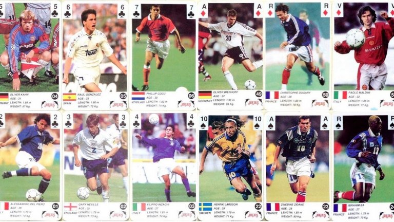 Картите с футболисти

Лятото на 2000 г., когато Давид Трезеге изпрати топката с мощен удар във вратата на Франческо Толдо в продълженията на финала на Европейското в Белгия и Холандия, донасяйки на Франция титлата. Повечето момчетии обаче ще помнят това лято и с тестетата карти с футболисти, които бяха събирани с фанатична упоритост. Разбира се, винаги 1-2 карти бяха рядкост и почти не можеше да бъдат намерени (в случая - Лес Фърдинанд).