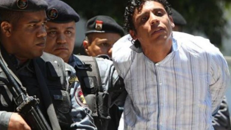 Наркобосът Нем, в момента на залавянето му от полицията