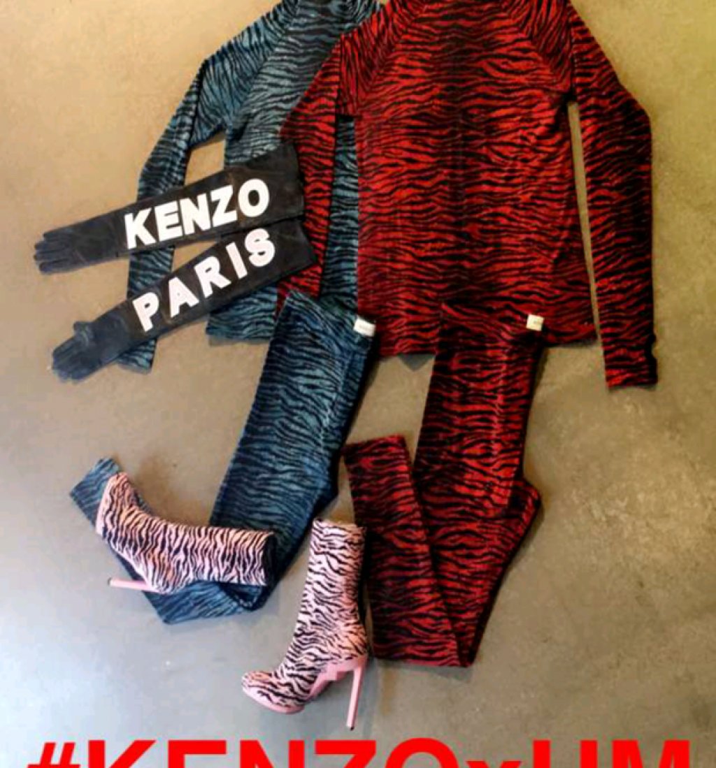 H&M разкри първите три визии от колаборацията с KENZO