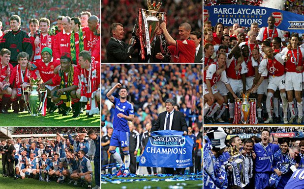 Манчестър Юнайтед, Арсенал, Челси, Манчестър Сити и Блекбърн - само пет отбора са ставали шампиони в ерата на Висшата лига. Имаше славни тимове и нетолкова блестящи, но къде бихте наредили сегашната формация на Челси?