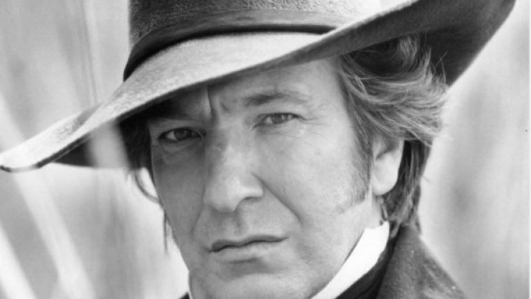 Рикман в "Разум и чувства" по романа на Джейн Остин