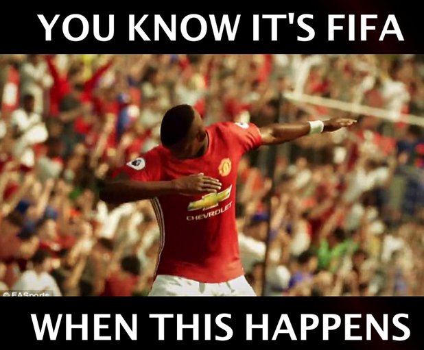 Знаете, че е FIFA, когато това се случи.