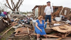 Много домове във Вилония са разрушени