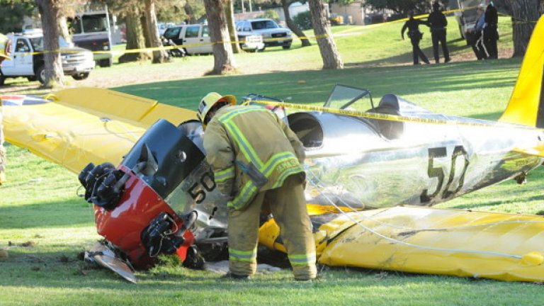Харисън Форд преживя самолетна катастрофа