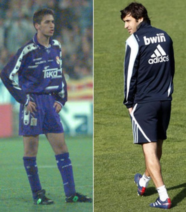 В началото и в края на славната кариера на Раул в Реал Мадрид