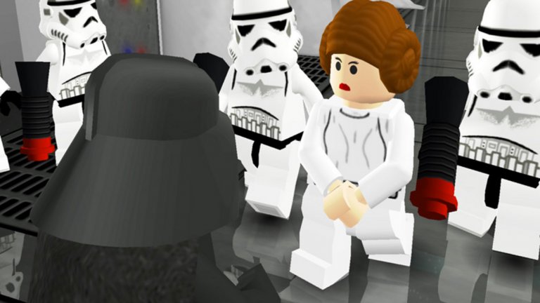 LEGO Star Wars II – The Original Trilogy
PC, PS2, GameCube, Xbox, Xbox 360
Пълна противоположност на The Force Unleashed, LEGO Star Wars II е една доста шарена, лесна и почти детска игра. Това обаче ни най-малко не разваля удоволствието от досега с нея. Идеята не е толкова да се тестват рефлексите и логическото ви мислене (макар да не липсват и куп доста прилични логически загадки), колкото да се позволи да се наиграете на воля на Star Wars с любимото си LEGO. 
Историята и ключовите моменти от епизоди 4, 5 и 6 са възпроизведени с такава точност, че на практика нито една култова сцена от филмите не е останала извън играта. Само дето този път всичко е изиграно от LEGO фигурки на фона на LEGO декори. Това само по себе си е достатъчно забавно, но за да отидат една стъпка по-нататък, дизайнерите са поръсили всичко това с щедра доза хумор. Да не говорим, че виртуалните съответствия на различните LEGO Star Wars играчки са просто перфектни и поддържат илюзията, че си играете с най-богатия LEGO комплект на "Междузвездни войни", създаван някога.