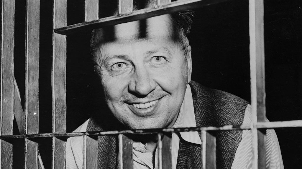 "Mad Bomber" George Metesky Smiling in Jail