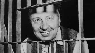 "Mad Bomber" George Metesky Smiling in Jail