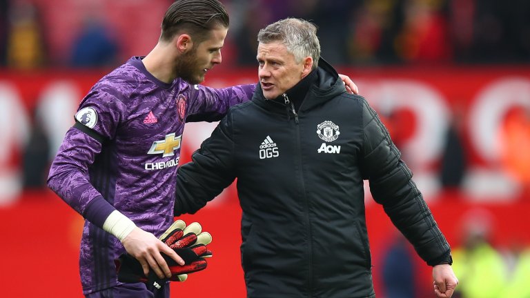 Солскяер се изказа ласкаво за основния си страж.