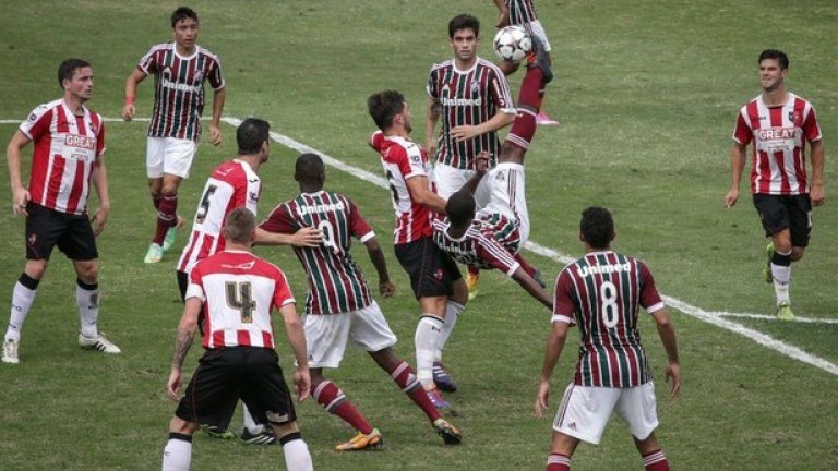 Флуминензе U23 - Ексетър Сити, 2014 г. През 1914-а националният отбор на Бразилия изигра първия си мач. И той бе срещу… Ексетър Сити! В чест на 100-гоишнинта отборът на Флуминензе до 23 г. прие отново тима.